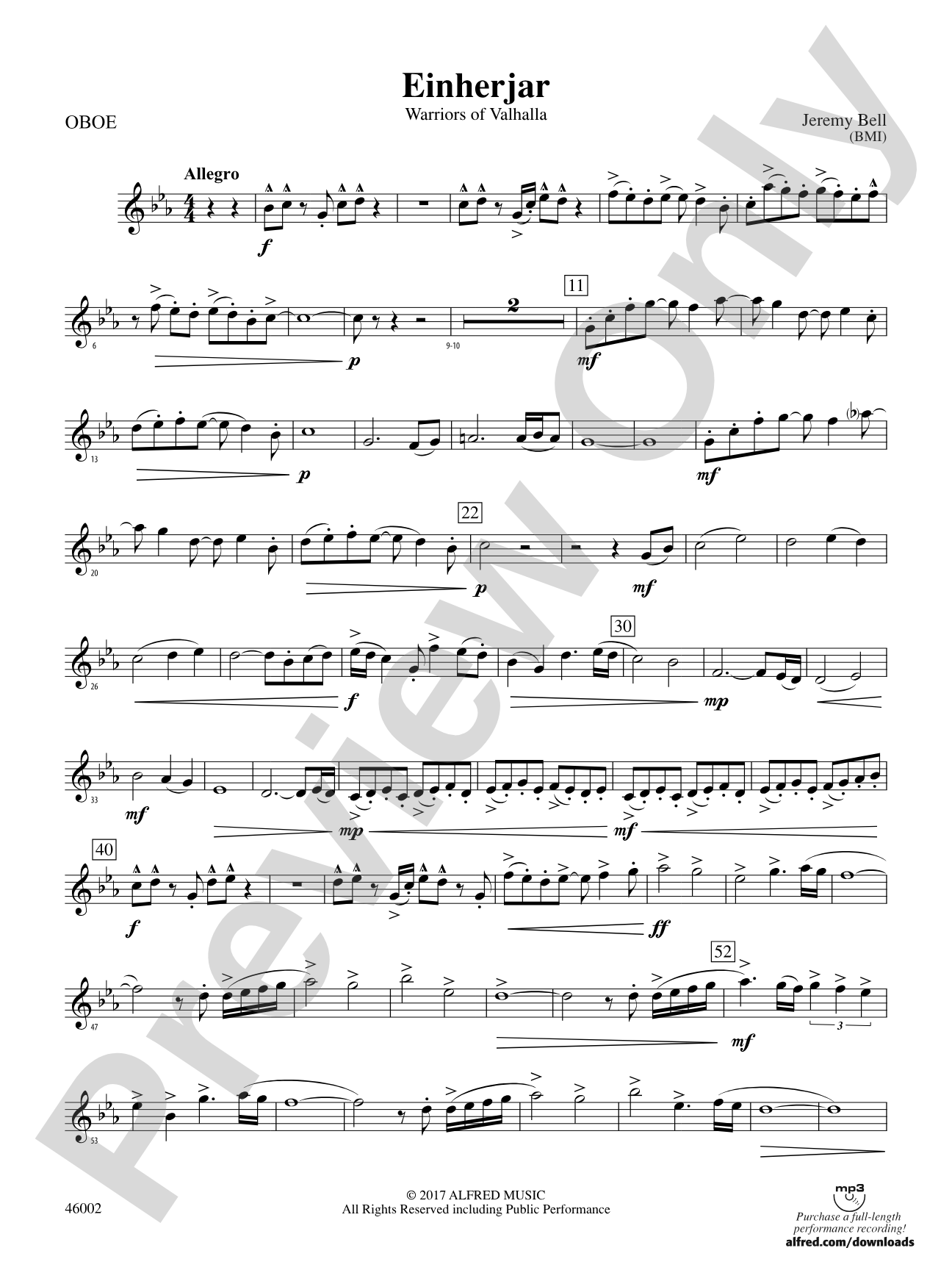 Einherjar: Oboe