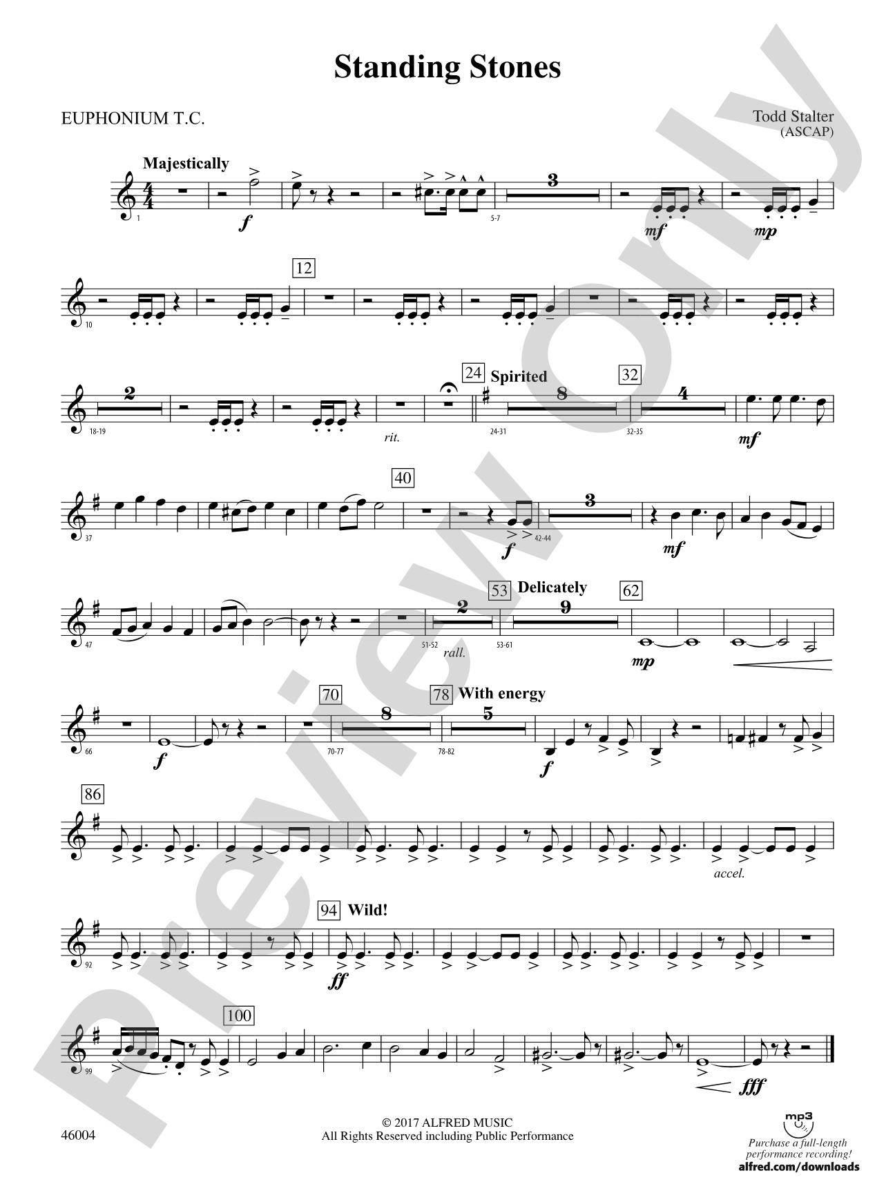 Standing Stones: Baritone T.C.