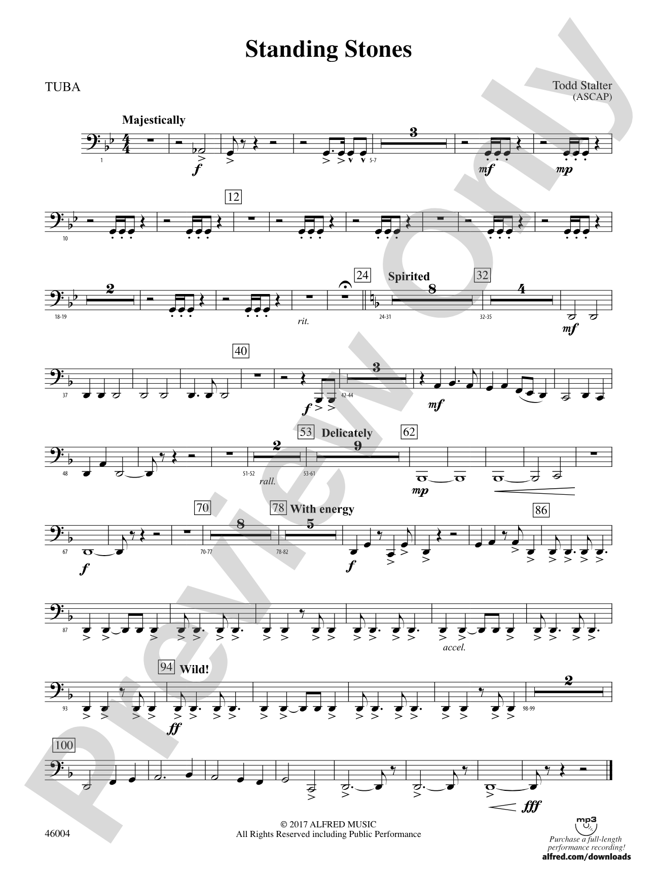 Standing Stones: Tuba