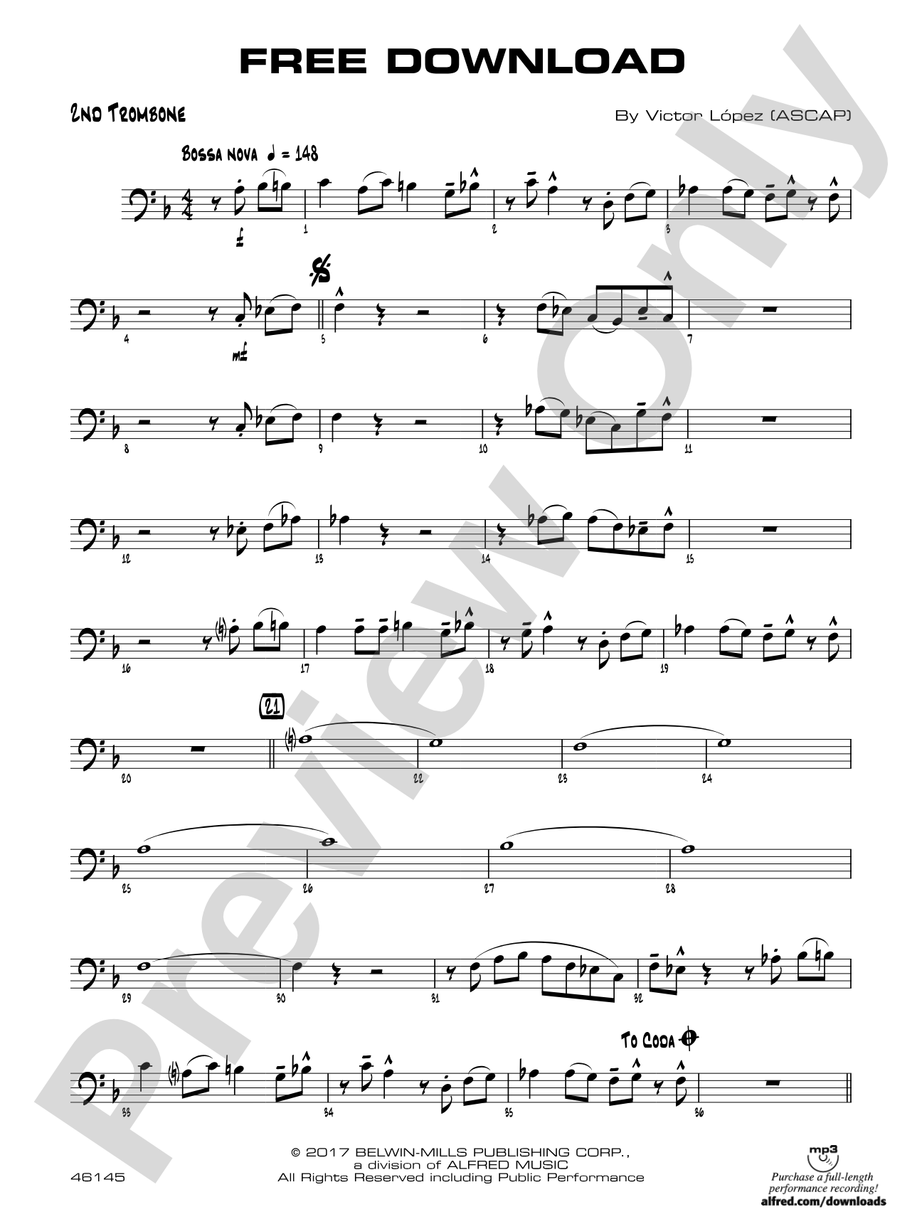 Free Download: 2nd Trombone