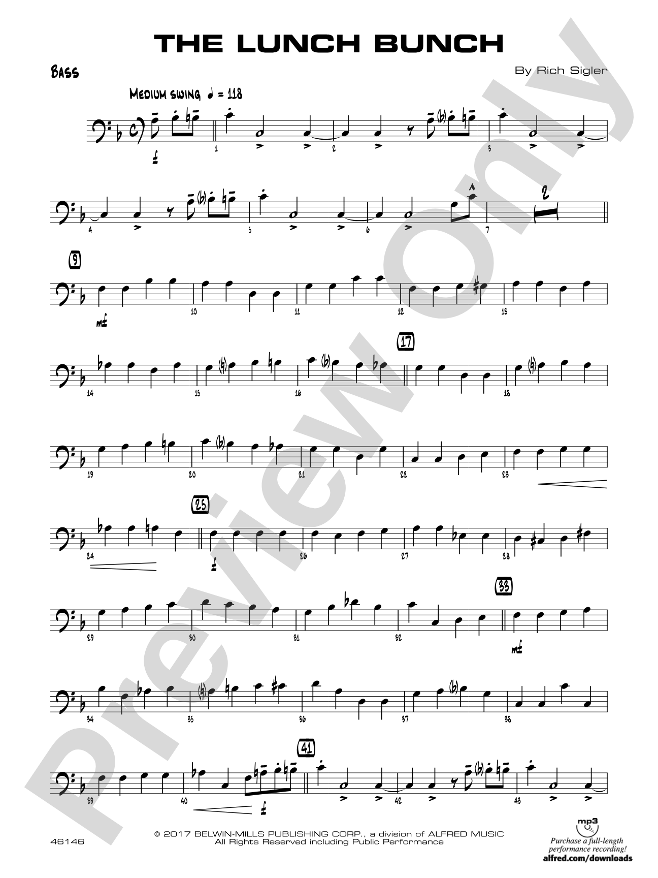 The Lunch Bunch: String Bass