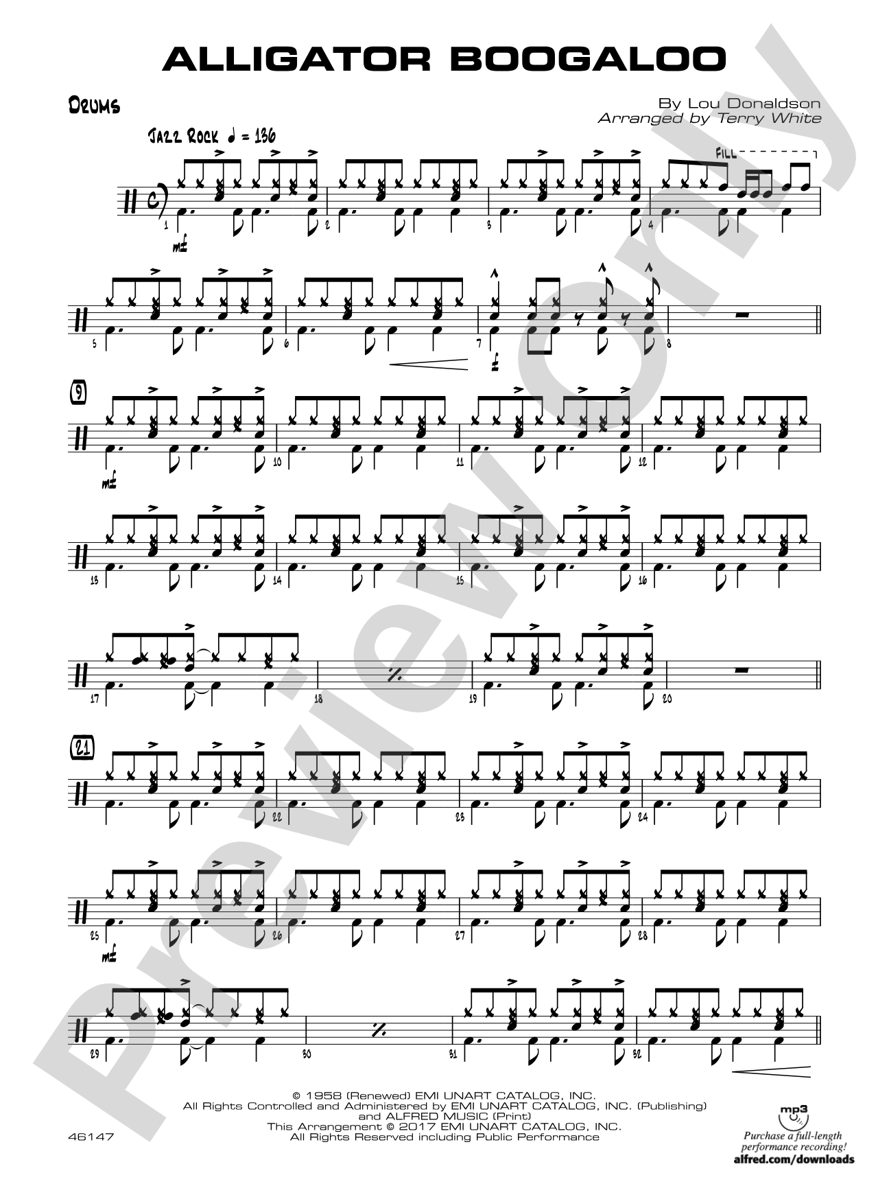 Alligator Boogaloo: Drums