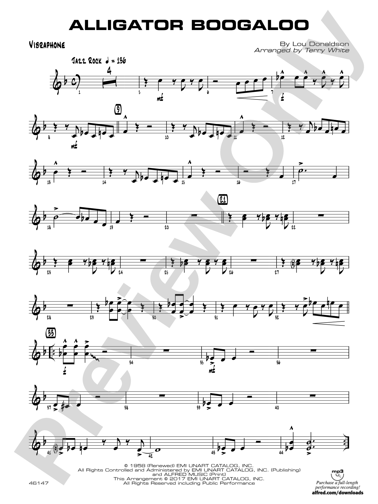Alligator Boogaloo: Vibraphone
