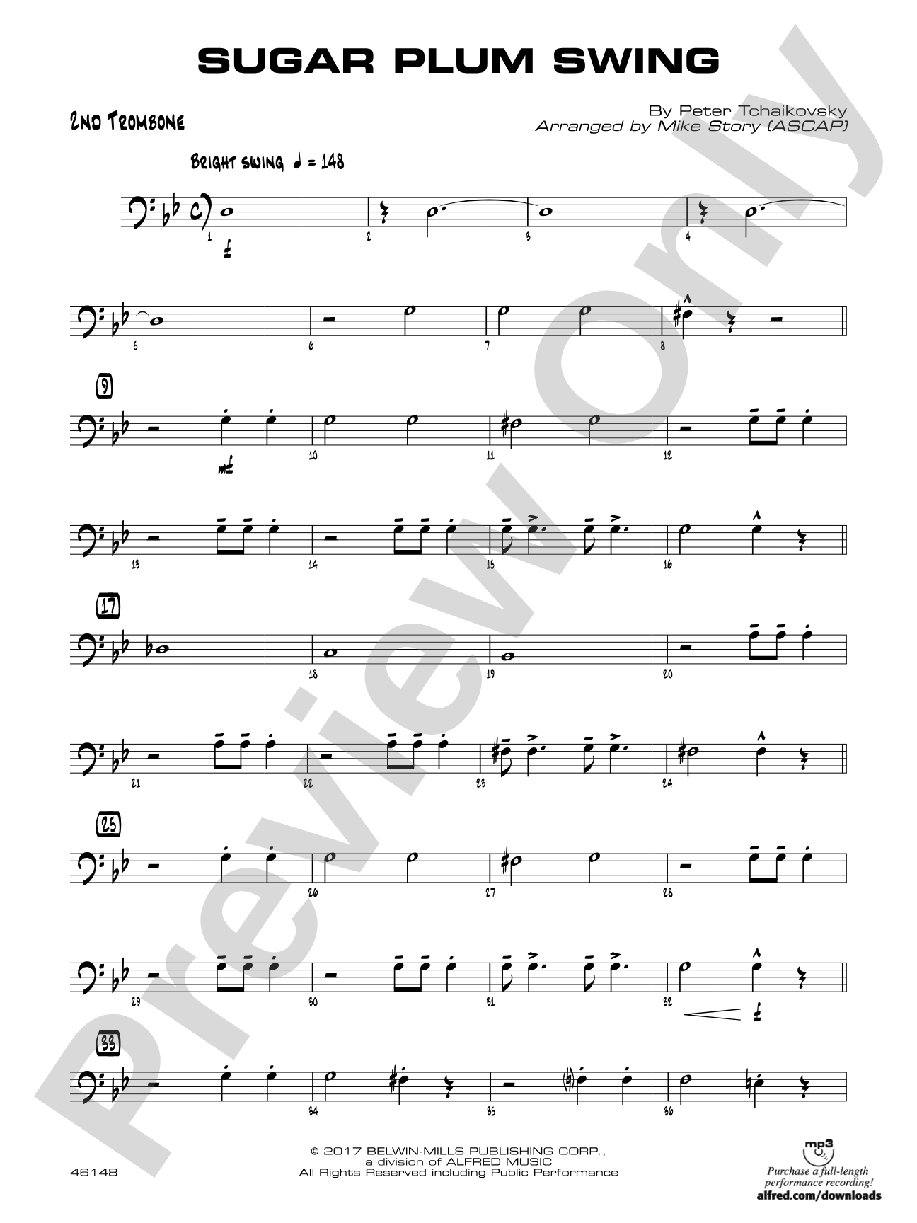 Sugar Plum Swing: 2nd Trombone
