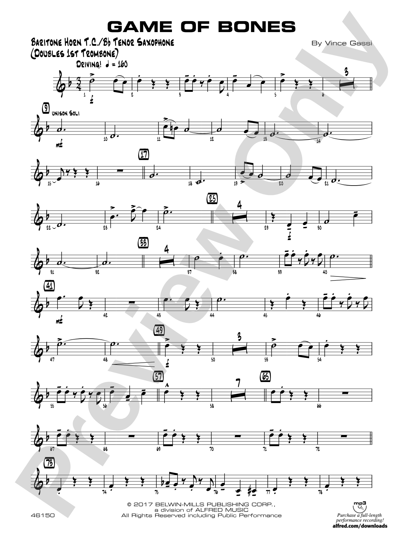 Game of Bones: Baritone T.C.