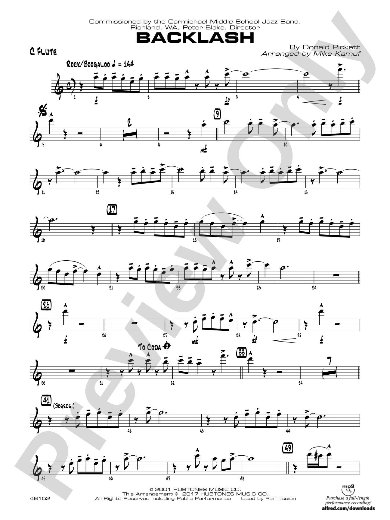 Backlash: Flute