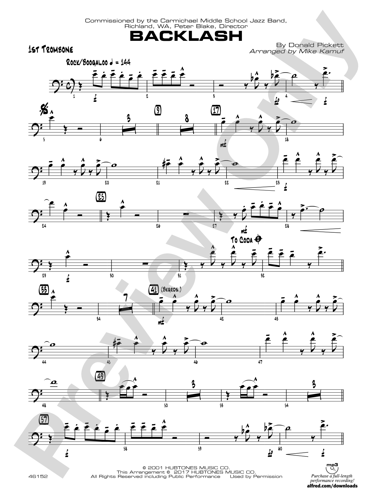 Backlash: 1st Trombone
