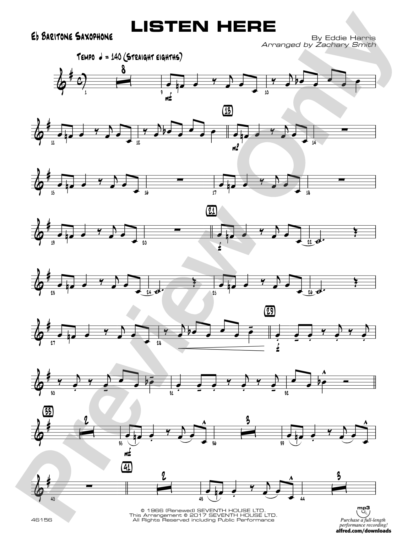 Listen Here: E-flat Baritone Saxophone