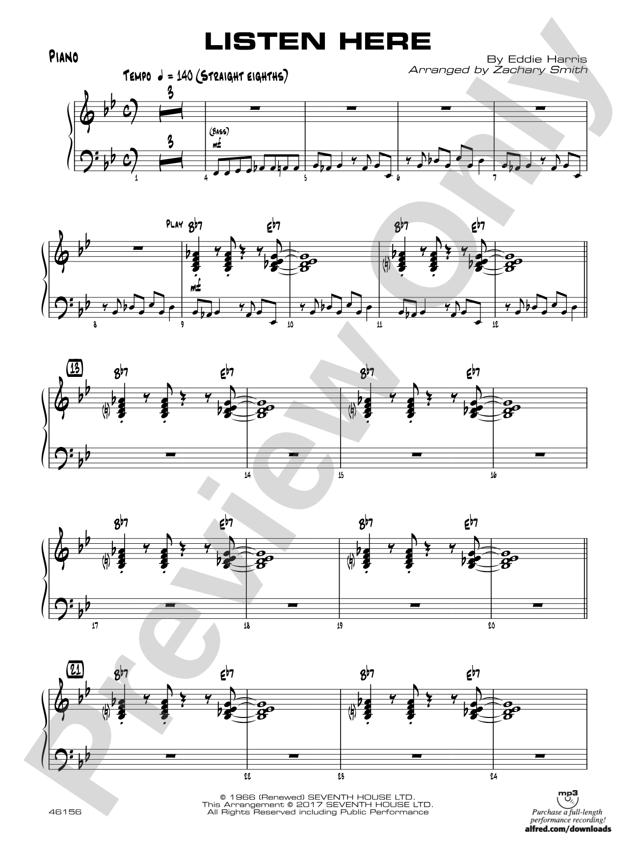 Listen Here: Piano Accompaniment