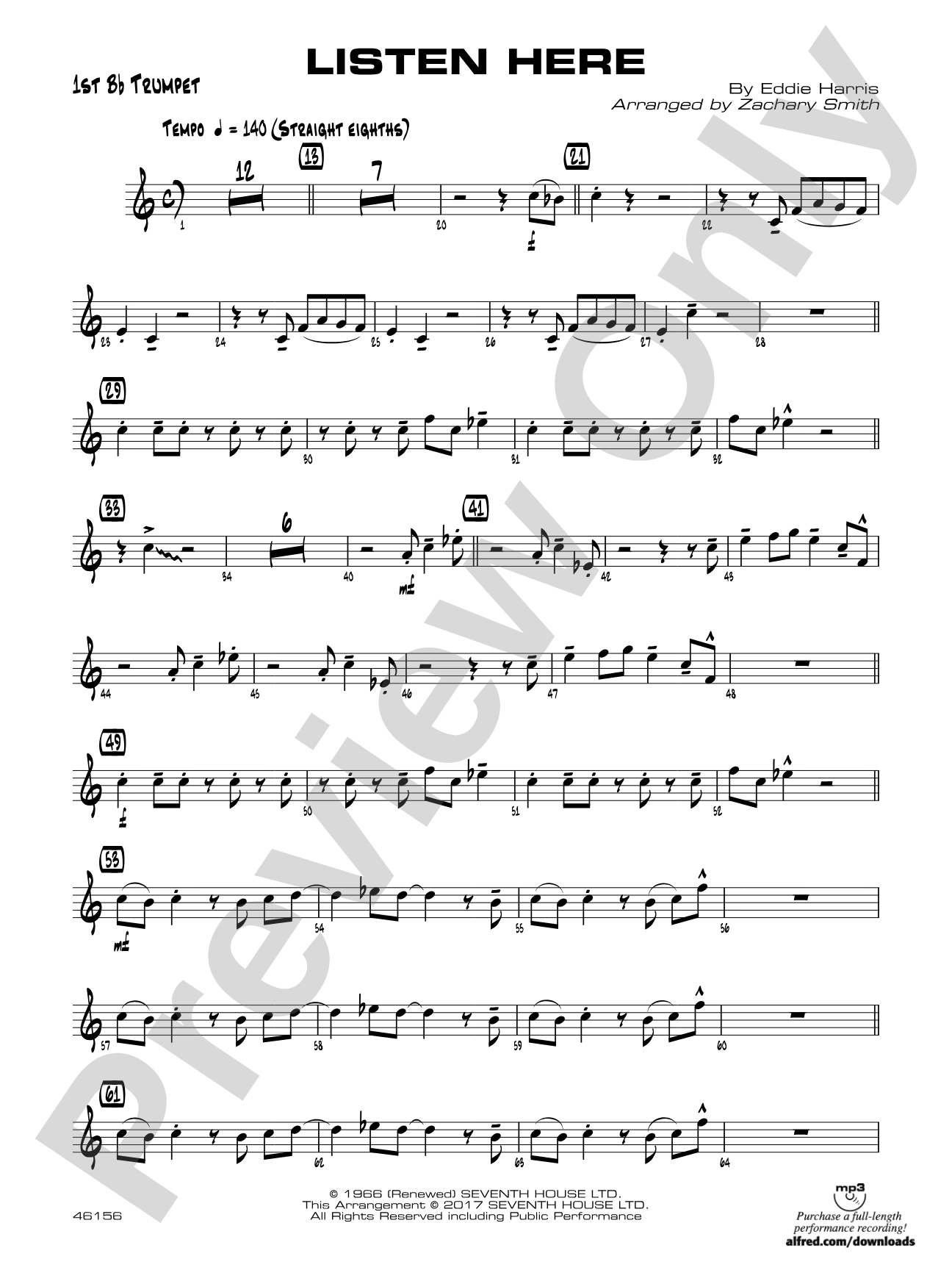 Listen Here: 1st B-flat Trumpet