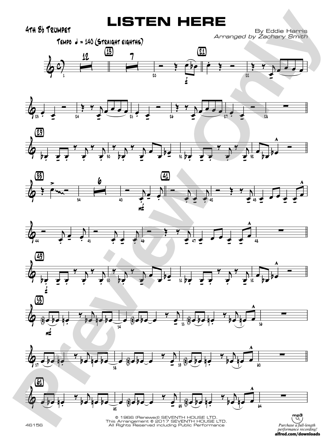 Listen Here: 4th B-flat Trumpet