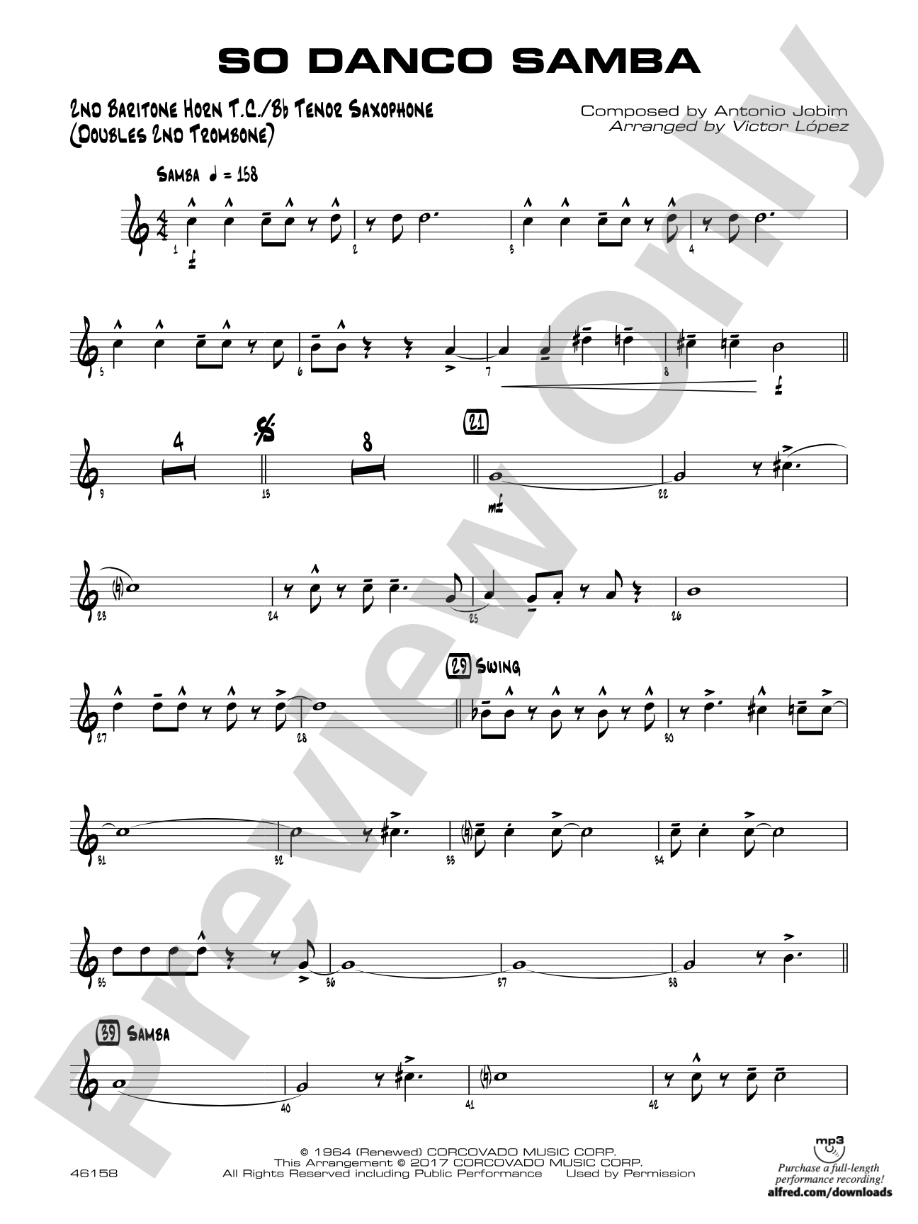 So Danco Samba: 2nd Baritone T.C.