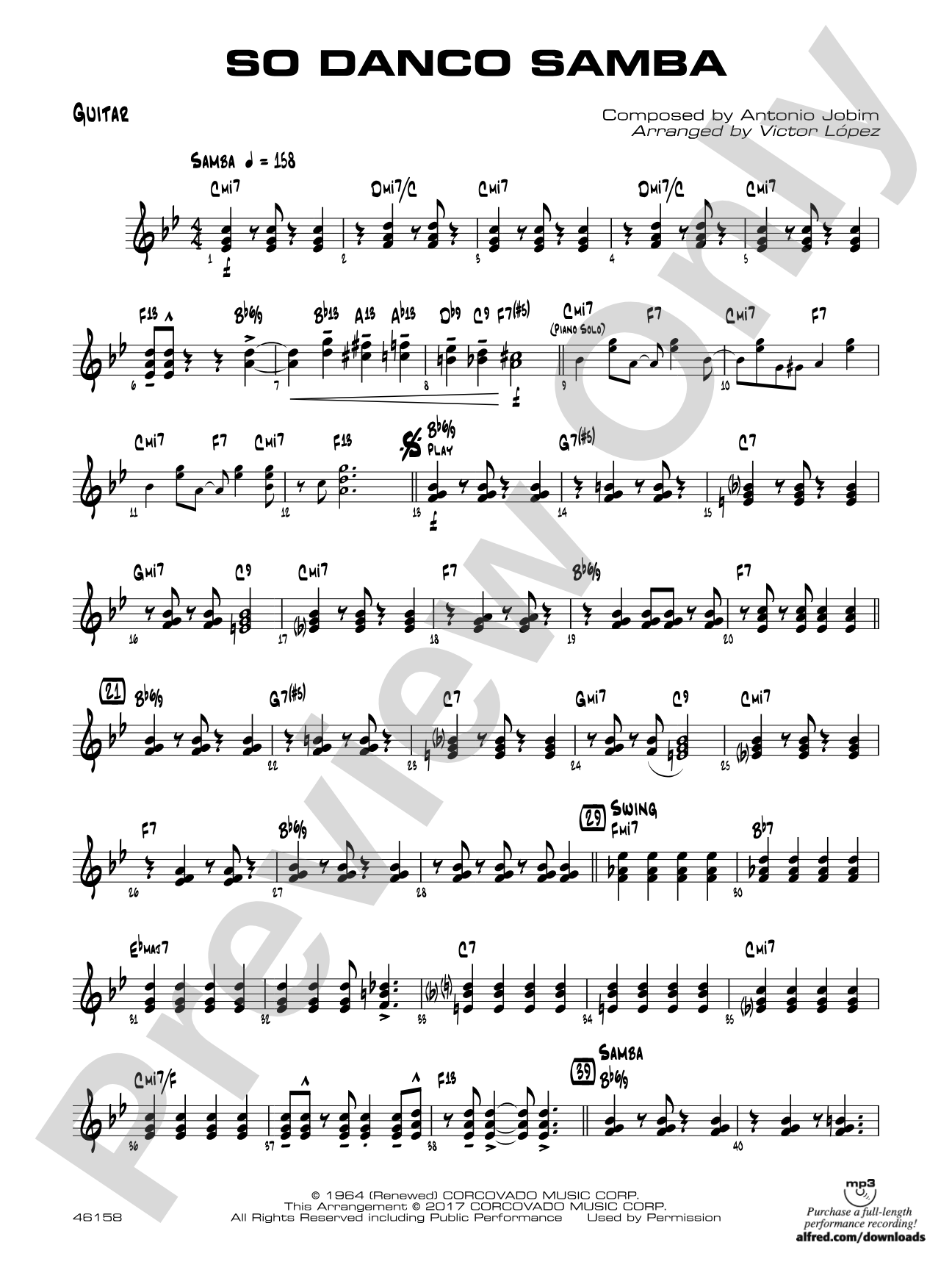 So Danco Samba: Guitar