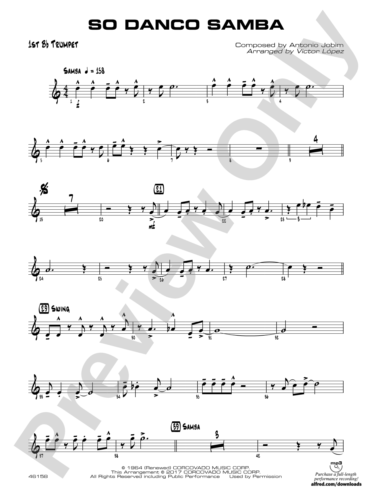So Danco Samba: 1st B-flat Trumpet