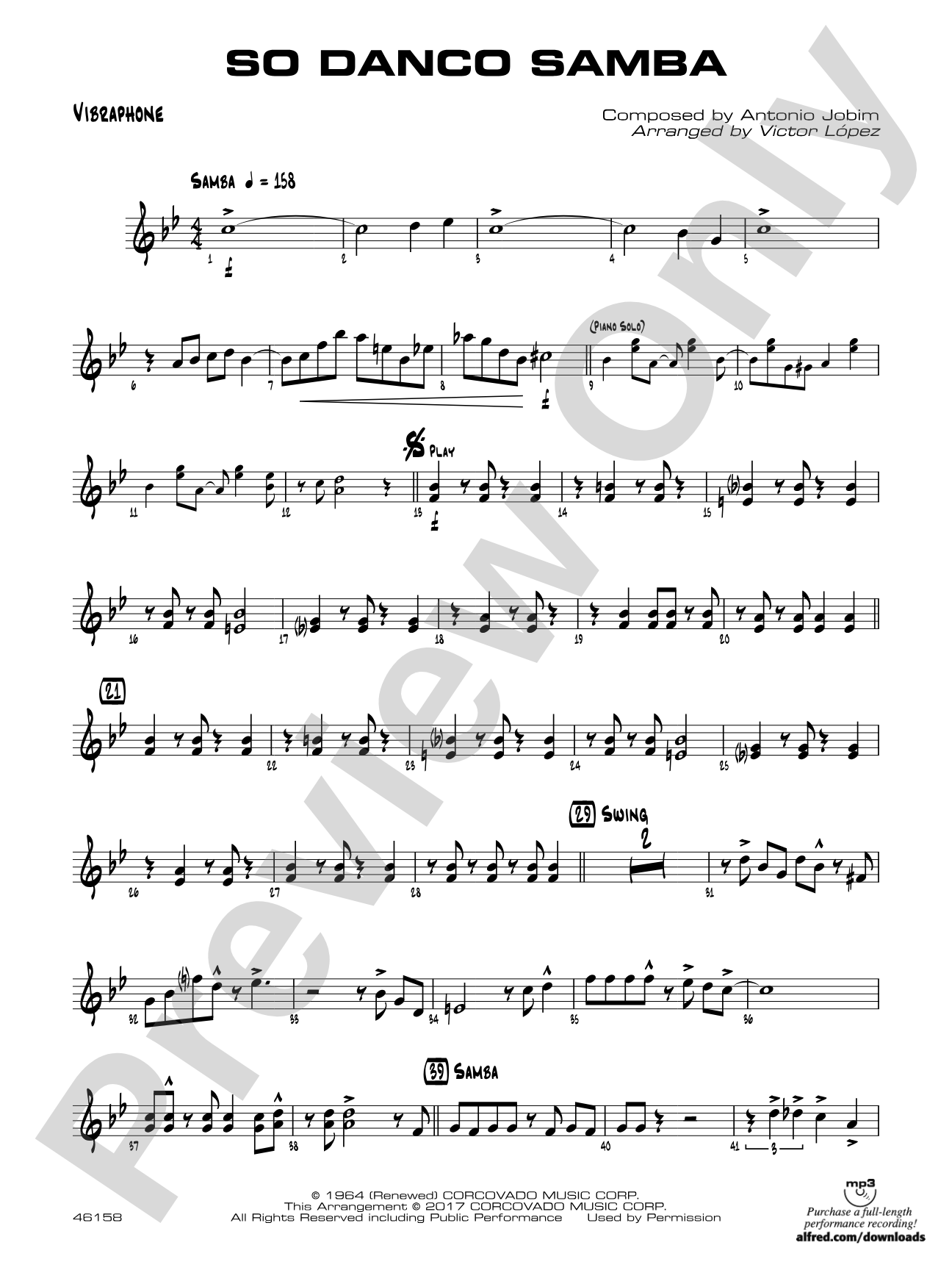 So Danco Samba: Vibraphone