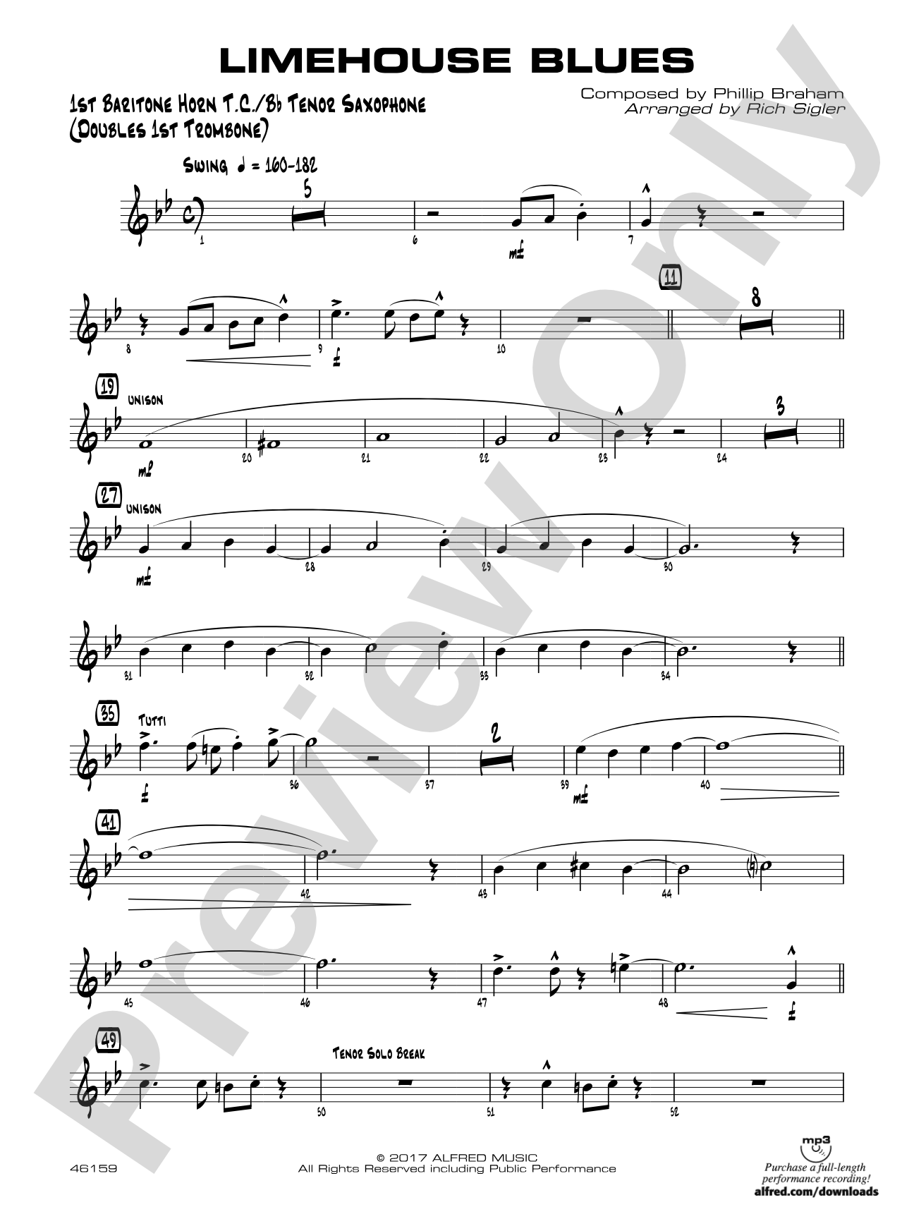 Limehouse Blues: Baritone T.C.