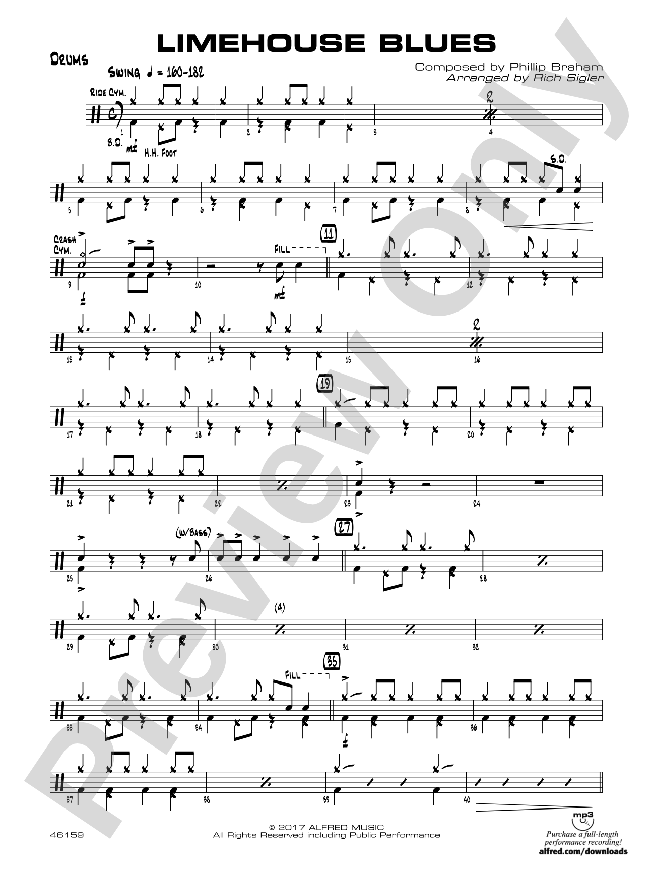 Limehouse Blues: Drums