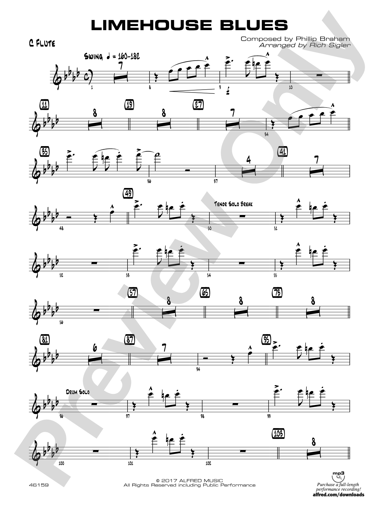 Limehouse Blues: Flute