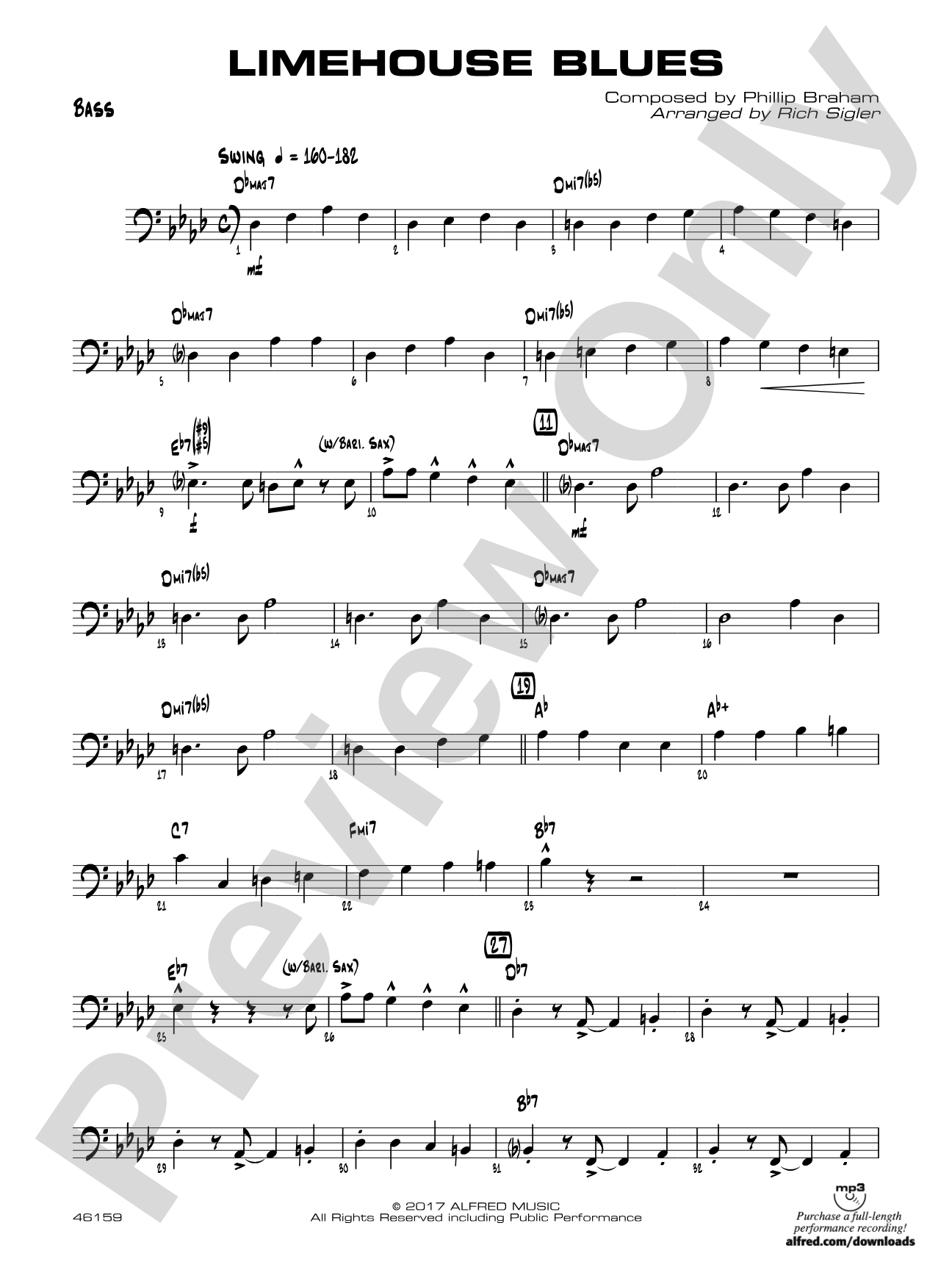 Limehouse Blues: String Bass