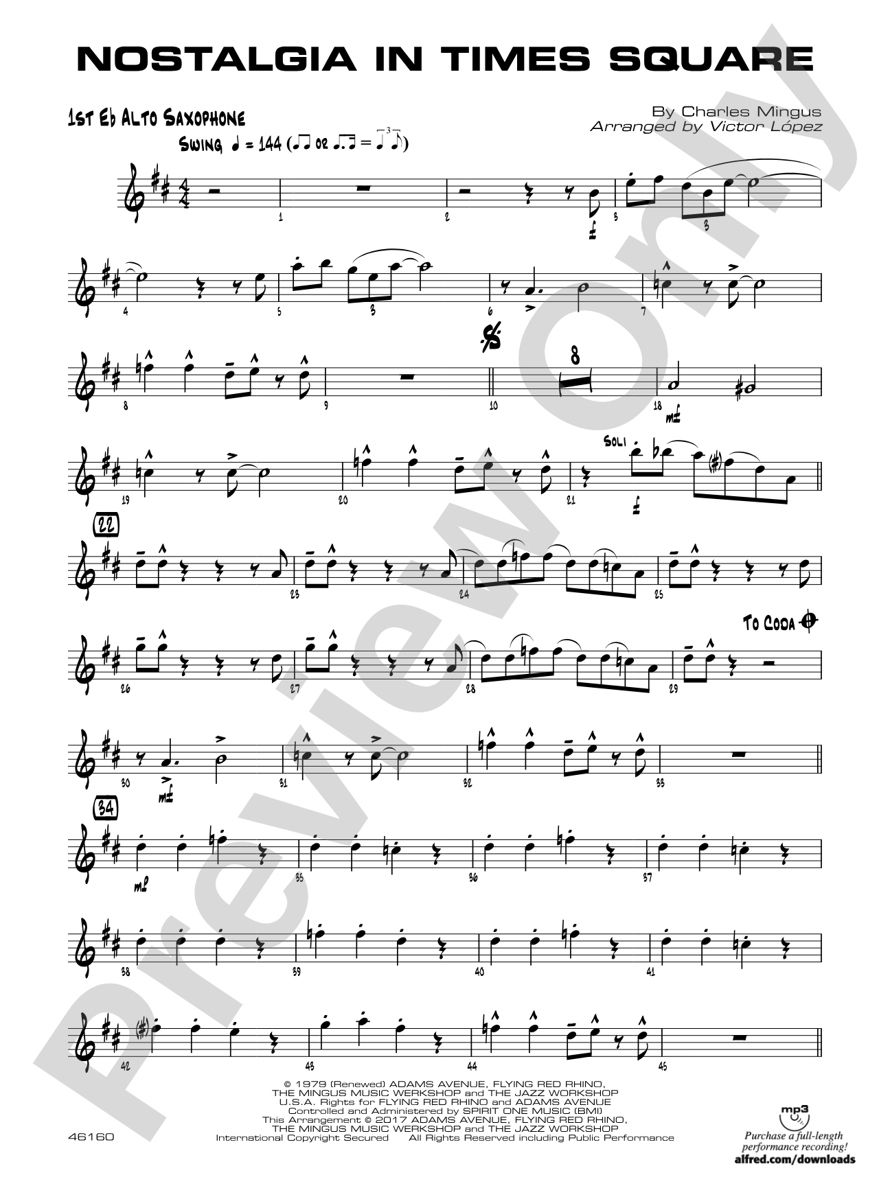 Nostalgia in Times Square: E-flat Alto Saxophone