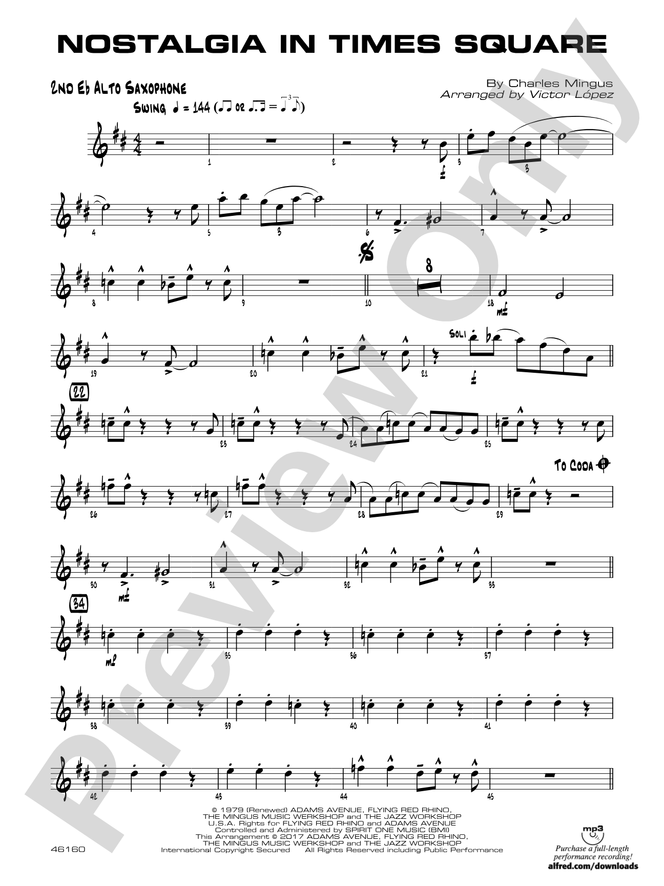 Nostalgia in Times Square: 2nd E-flat Alto Saxophone