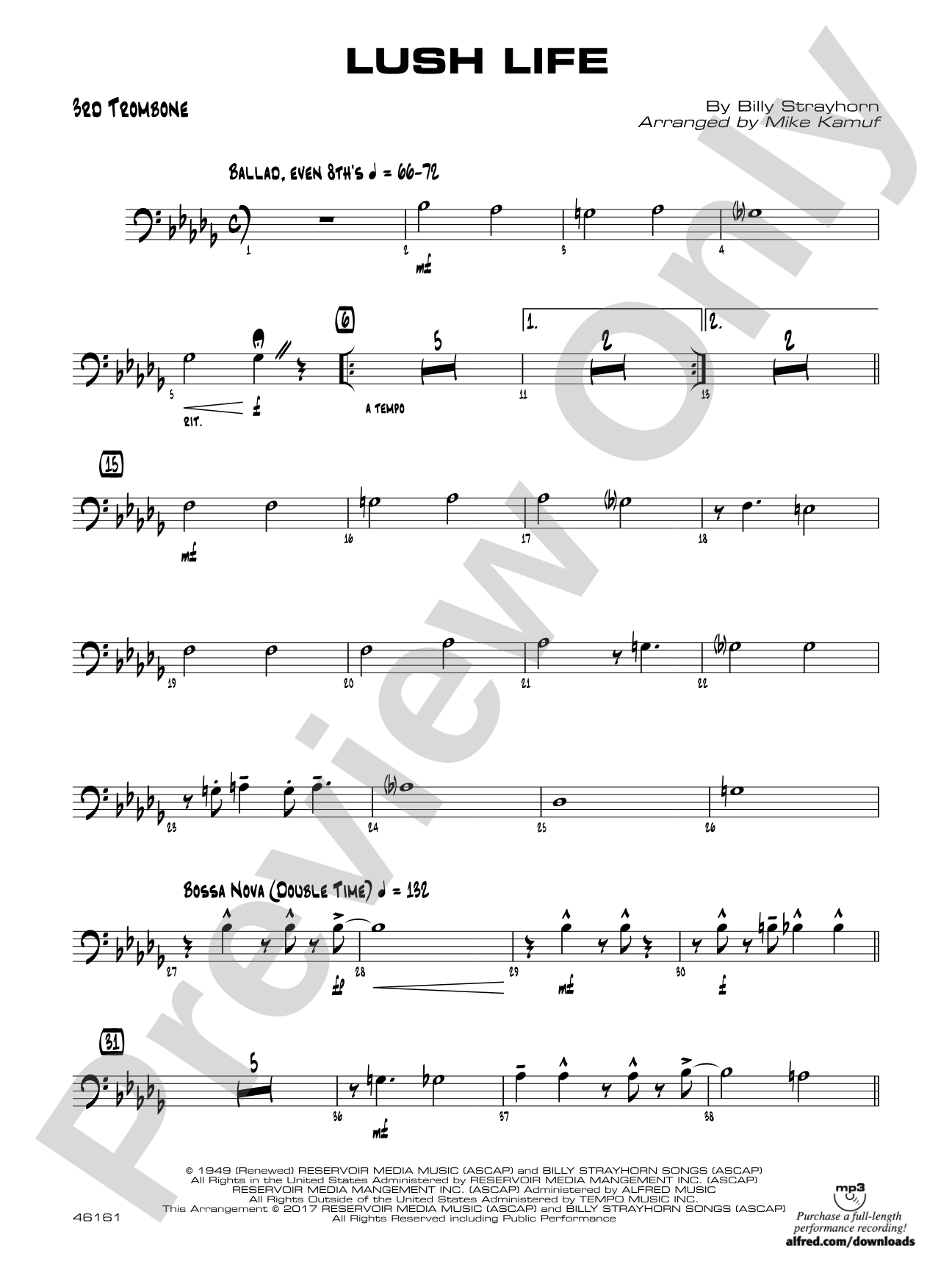 Lush Life: 3rd Trombone