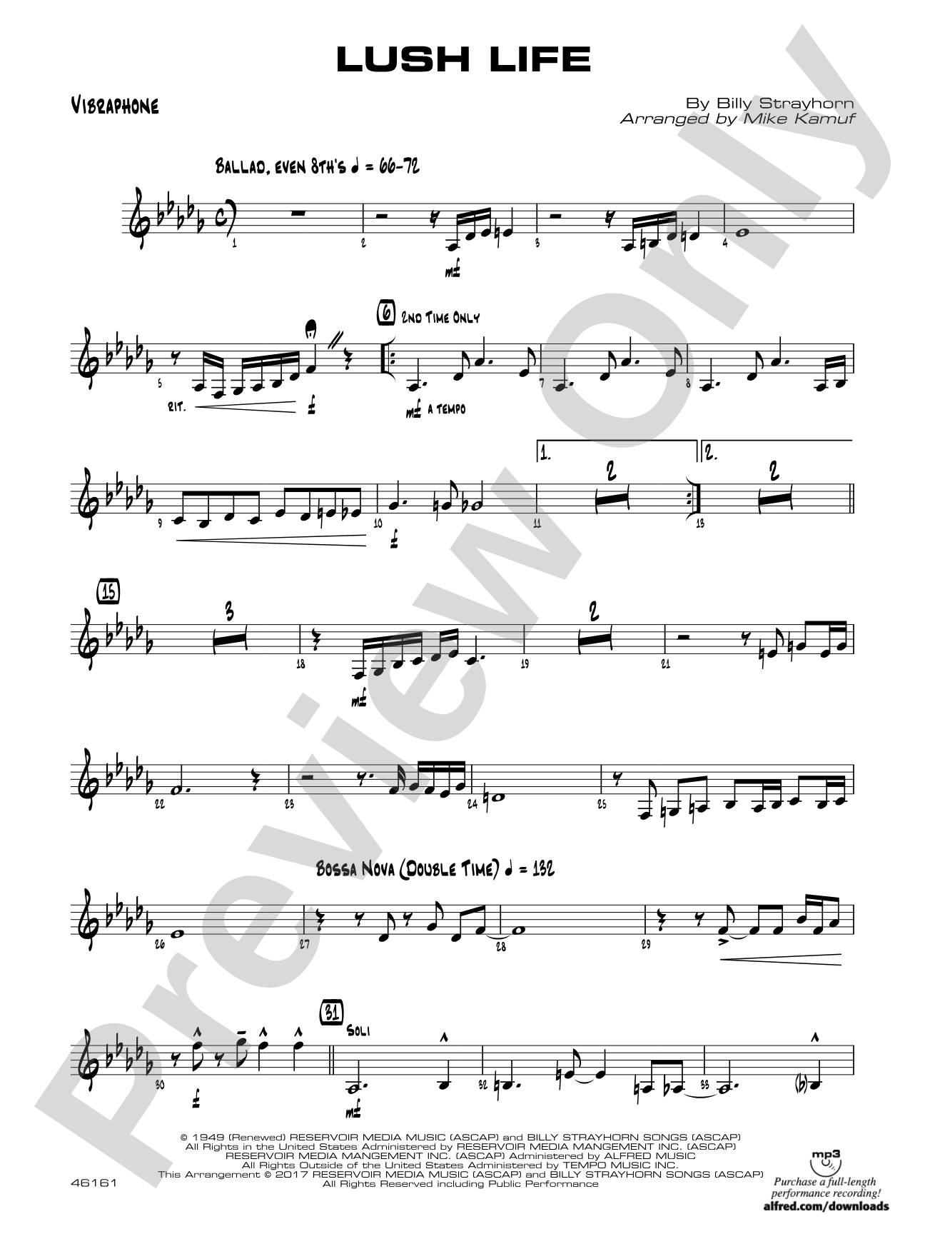 Lush Life: Vibraphone