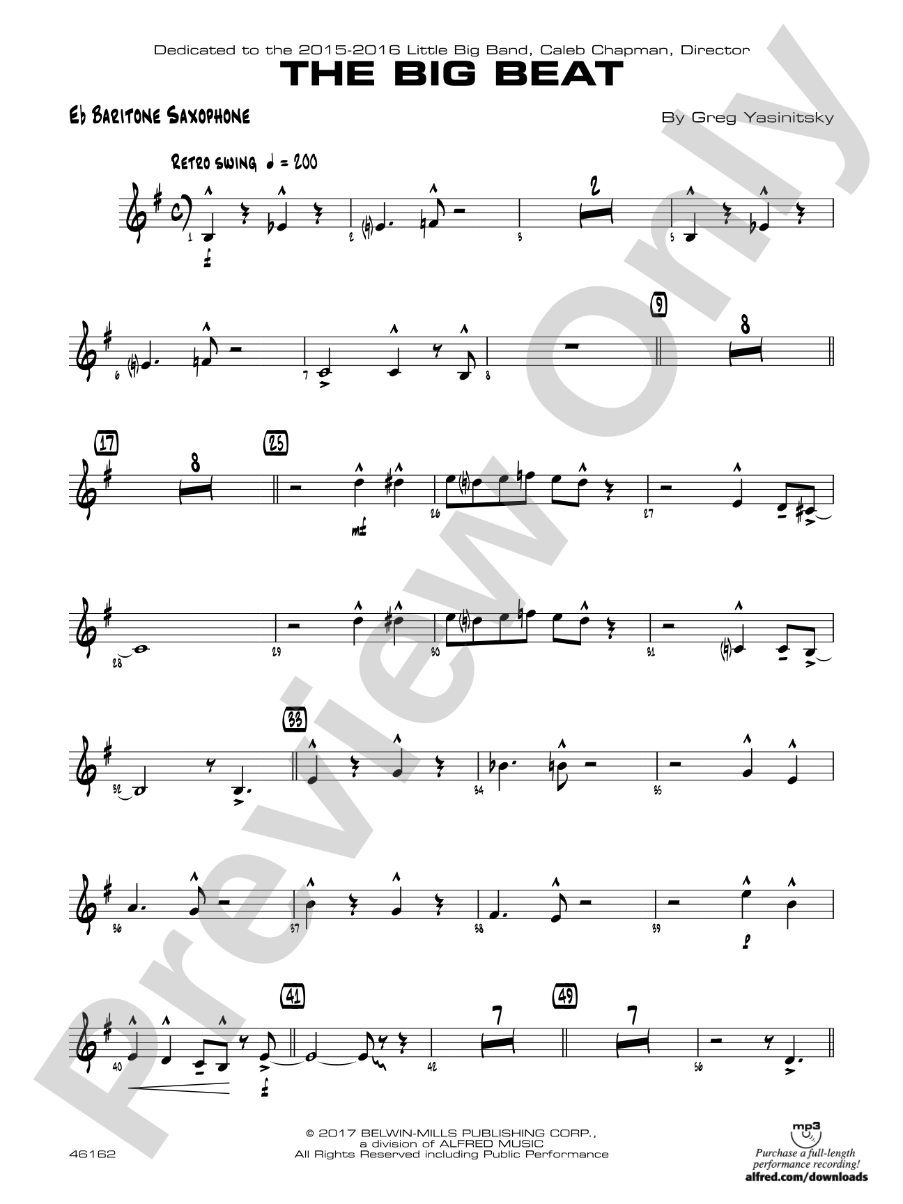 The Big Beat: E-flat Baritone Saxophone