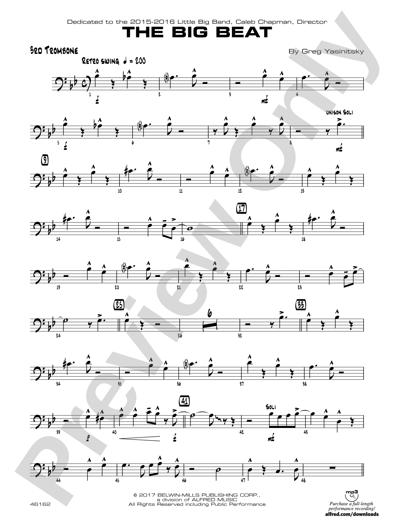 The Big Beat: 3rd Trombone