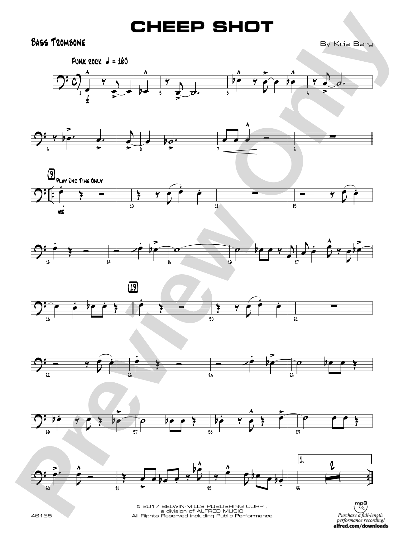Cheep Shot: Bass Trombone