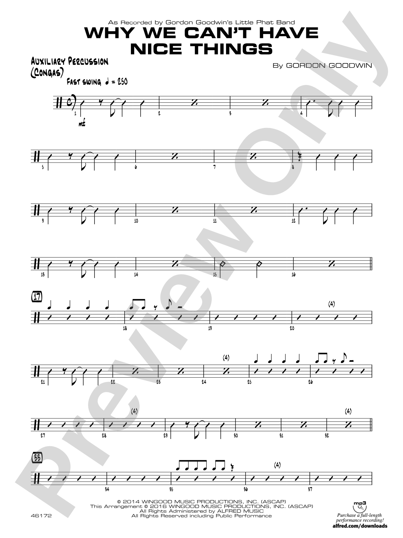 Why We Can't Have Nice Things: Auxiliary Percussion