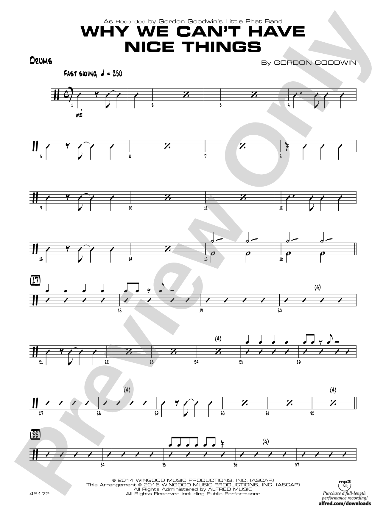 Why We Can't Have Nice Things: Drums