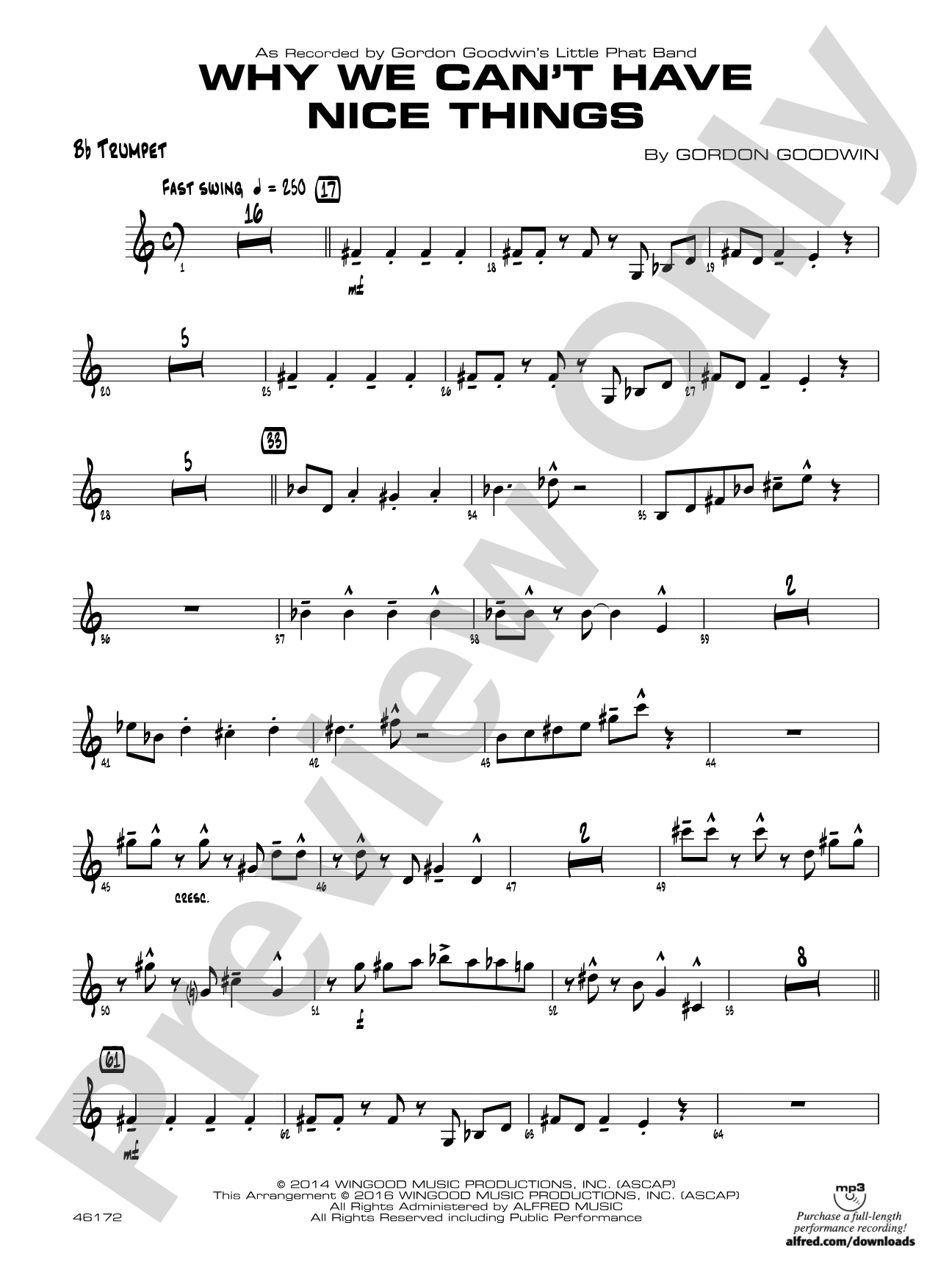 Why We Can't Have Nice Things: 1st B-flat Trumpet