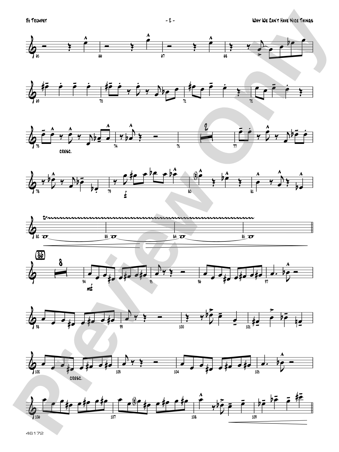 Why We Can't Have Nice Things: 1st B-flat Trumpet