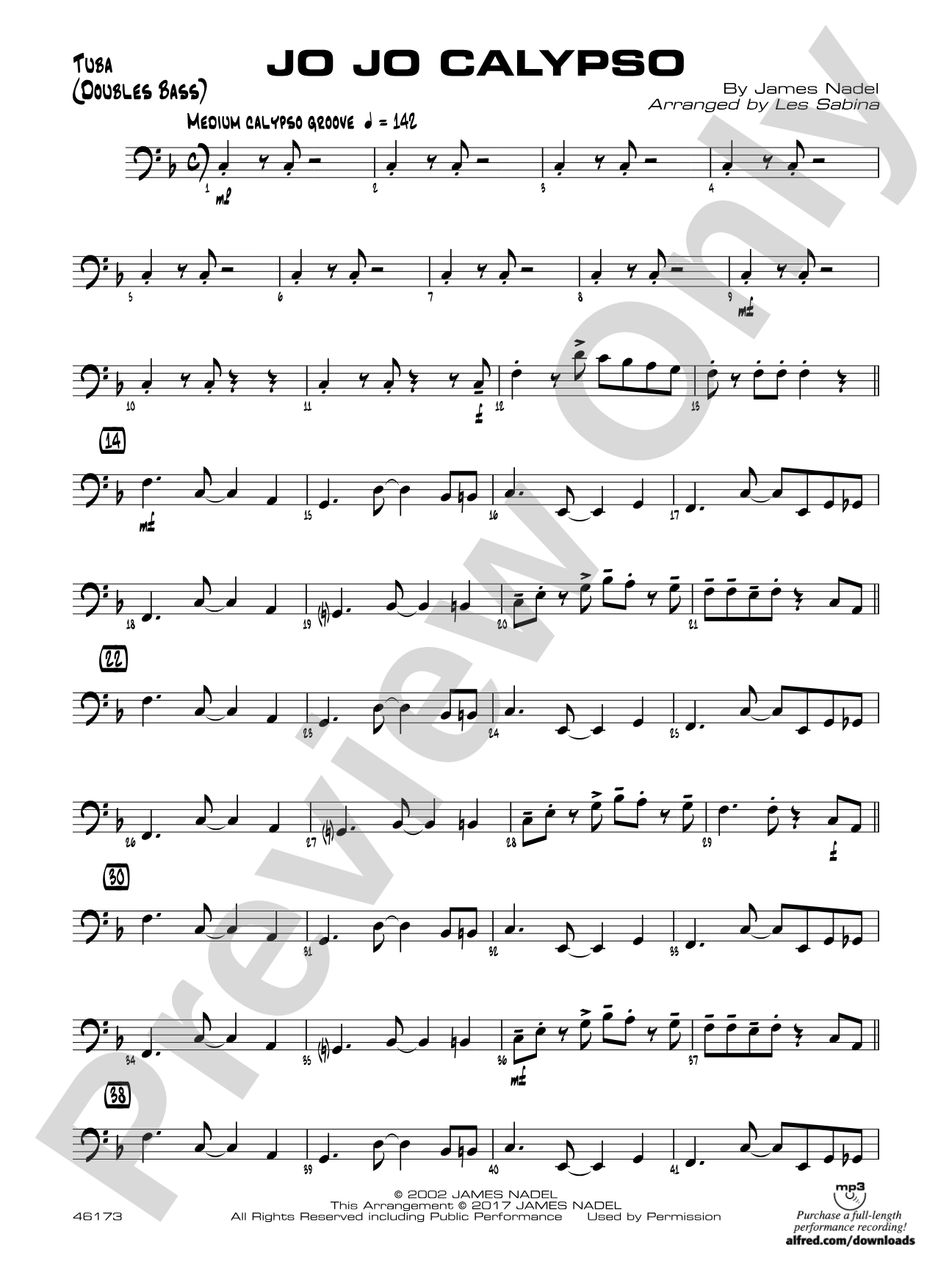 Jo Jo Calypso: Tuba