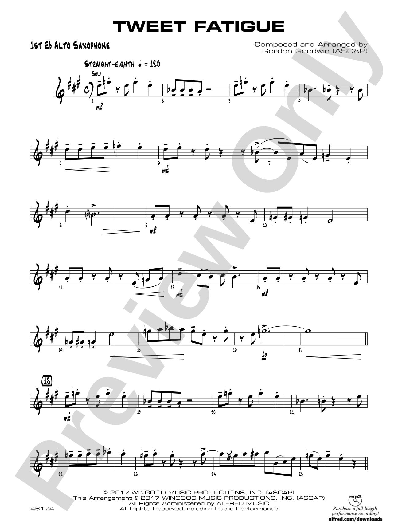 Tweet Fatigue: E-flat Alto Saxophone