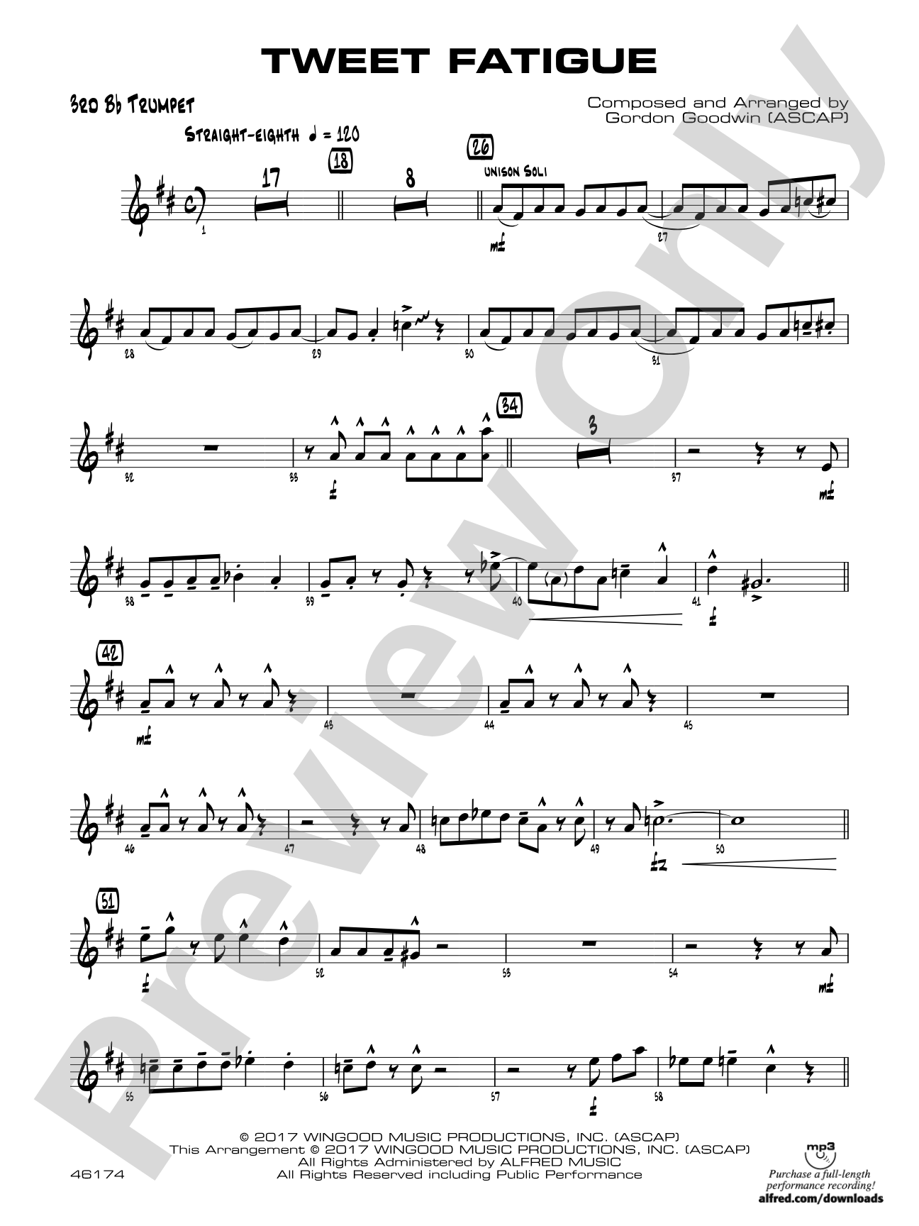 Tweet Fatigue: 3rd B-flat Trumpet