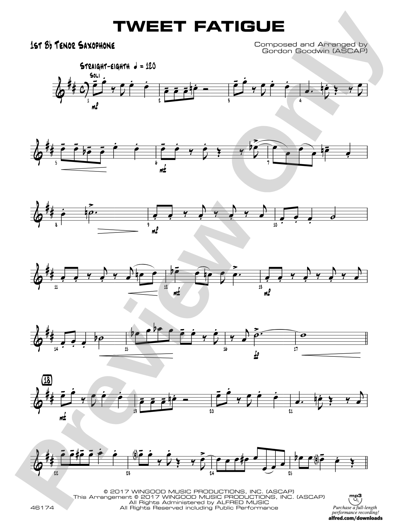 Tweet Fatigue: B-flat Tenor Saxophone