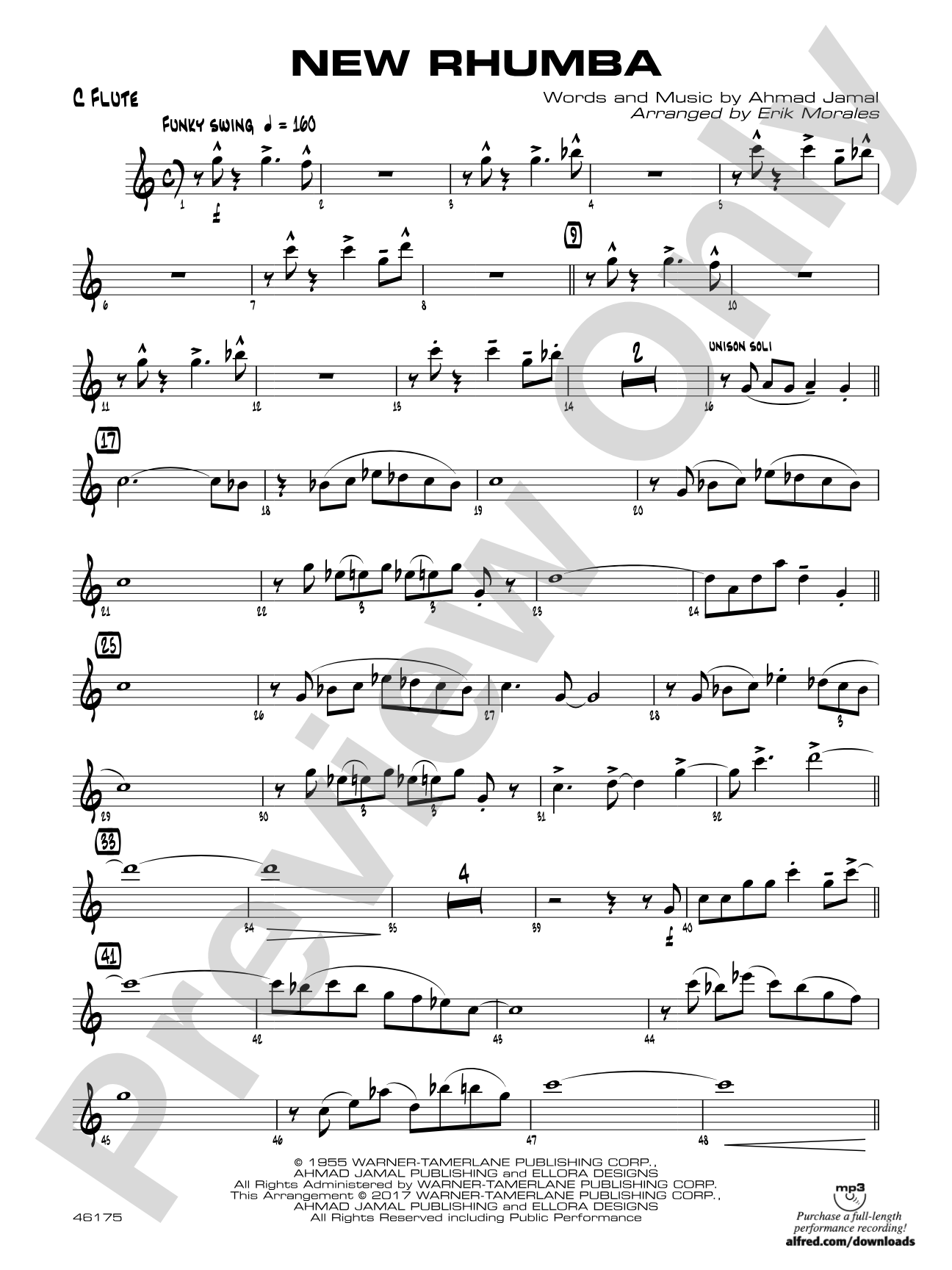 New Rhumba: Flute