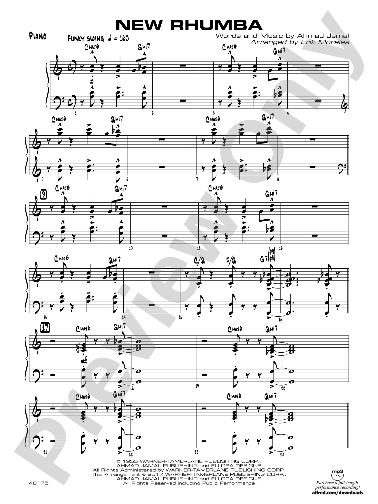 New Rhumba: Piano Accompaniment