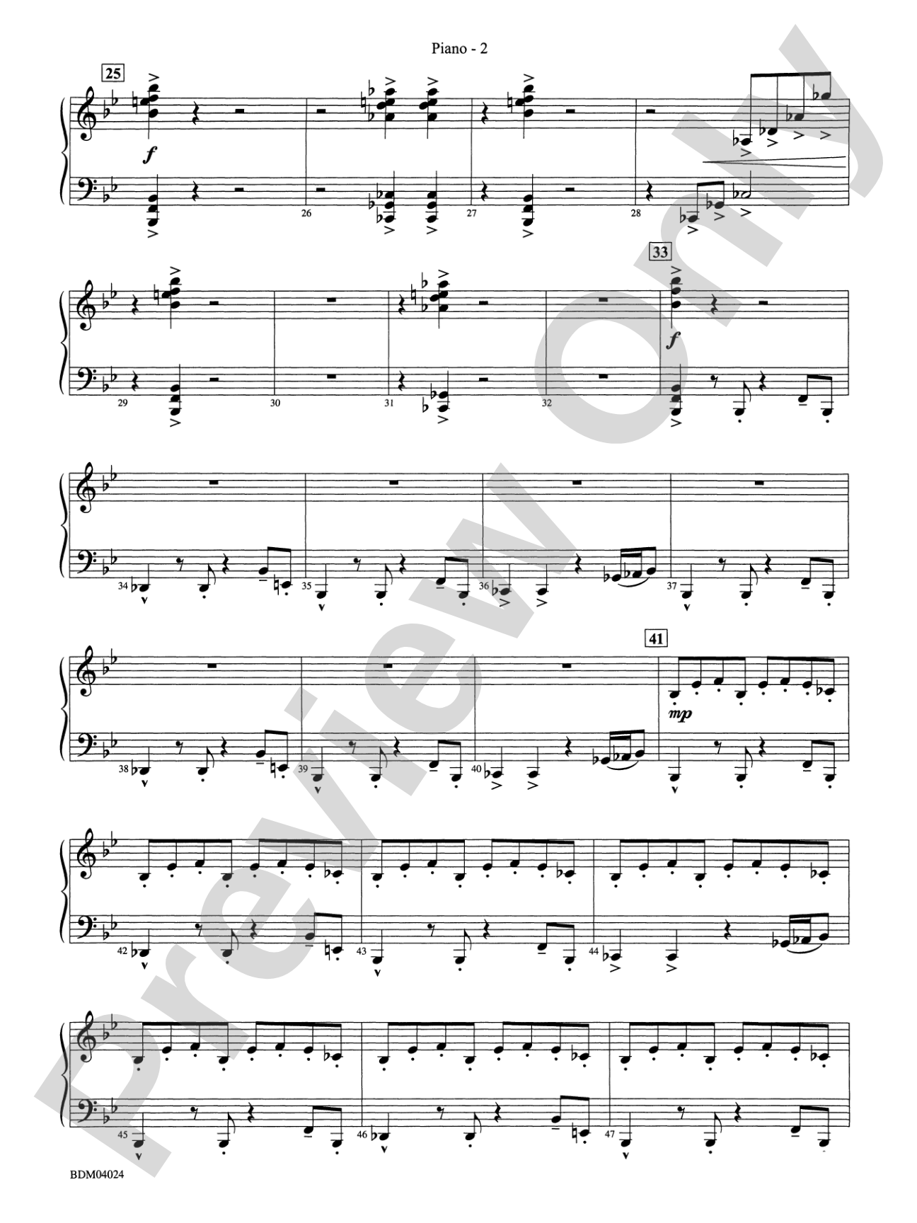 Ithaca (from The Odyssey (Symphony No. 2)): Piano Accompaniment