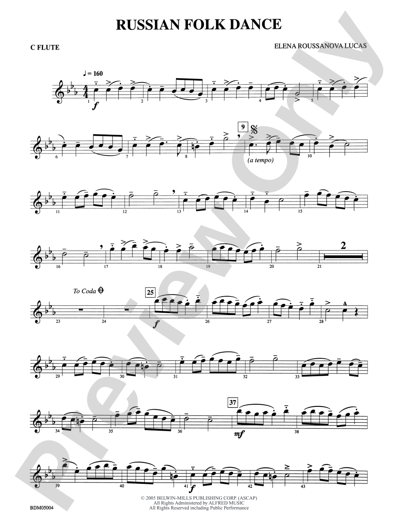 Russian Folk Dance: Flute