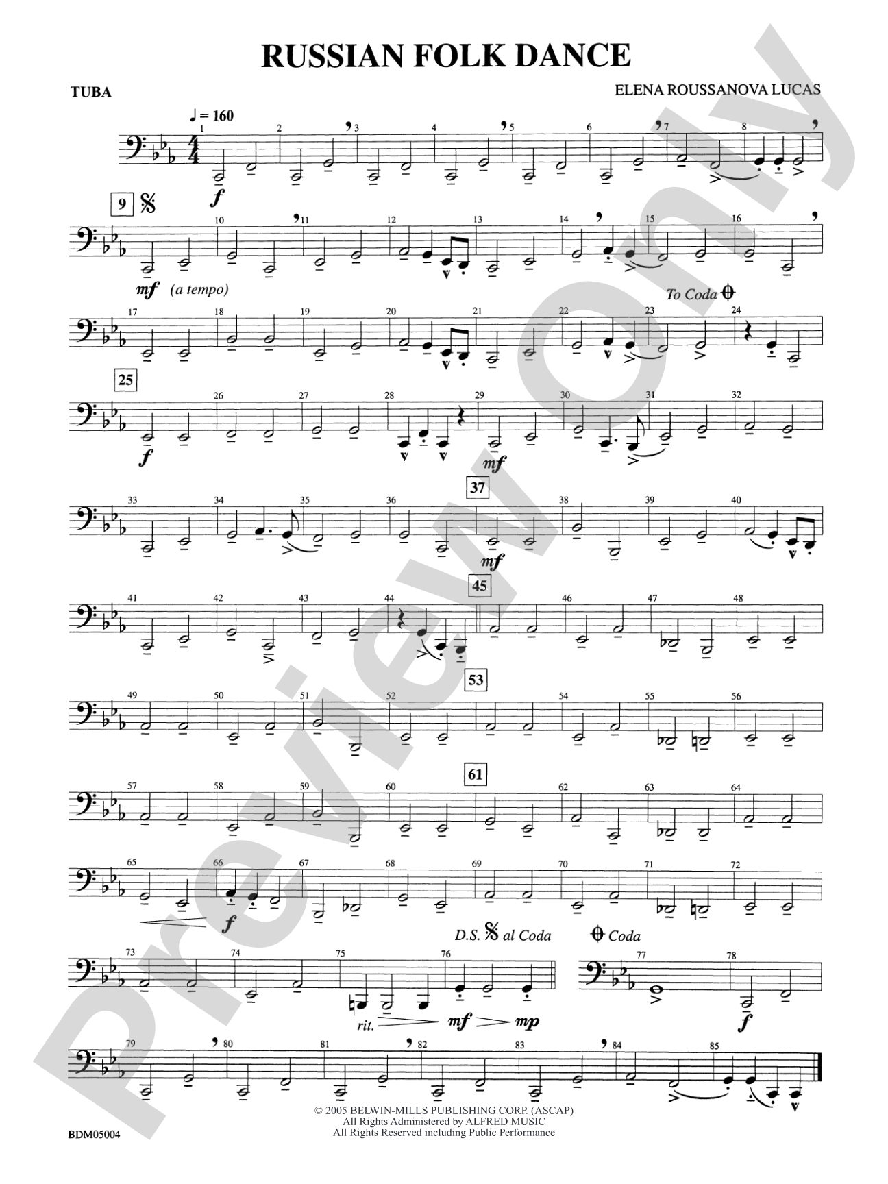 Russian Folk Dance: Tuba
