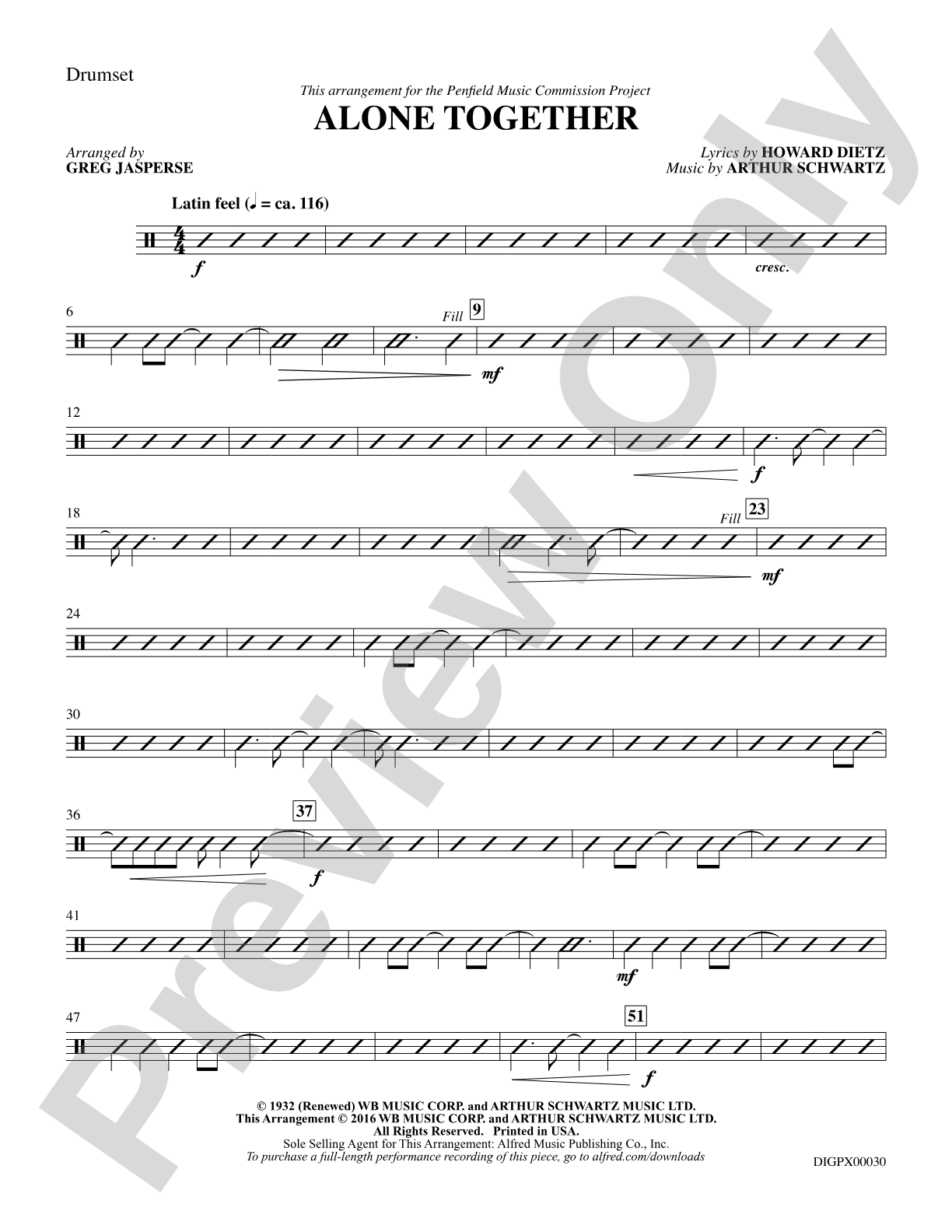 Alone Together: Drums