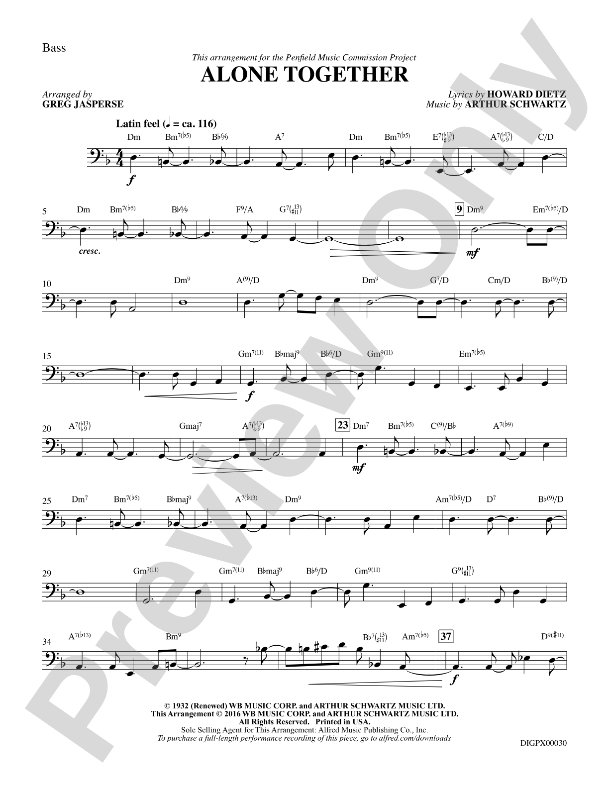 Alone Together: String Bass