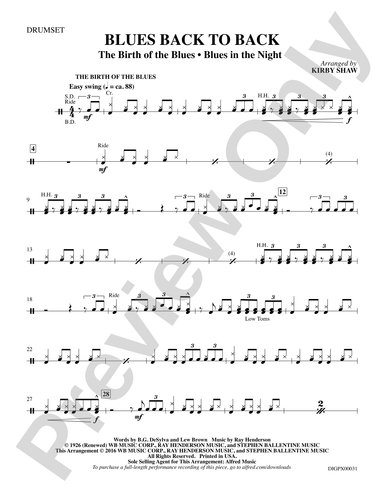 Blues Back to Back: Drums