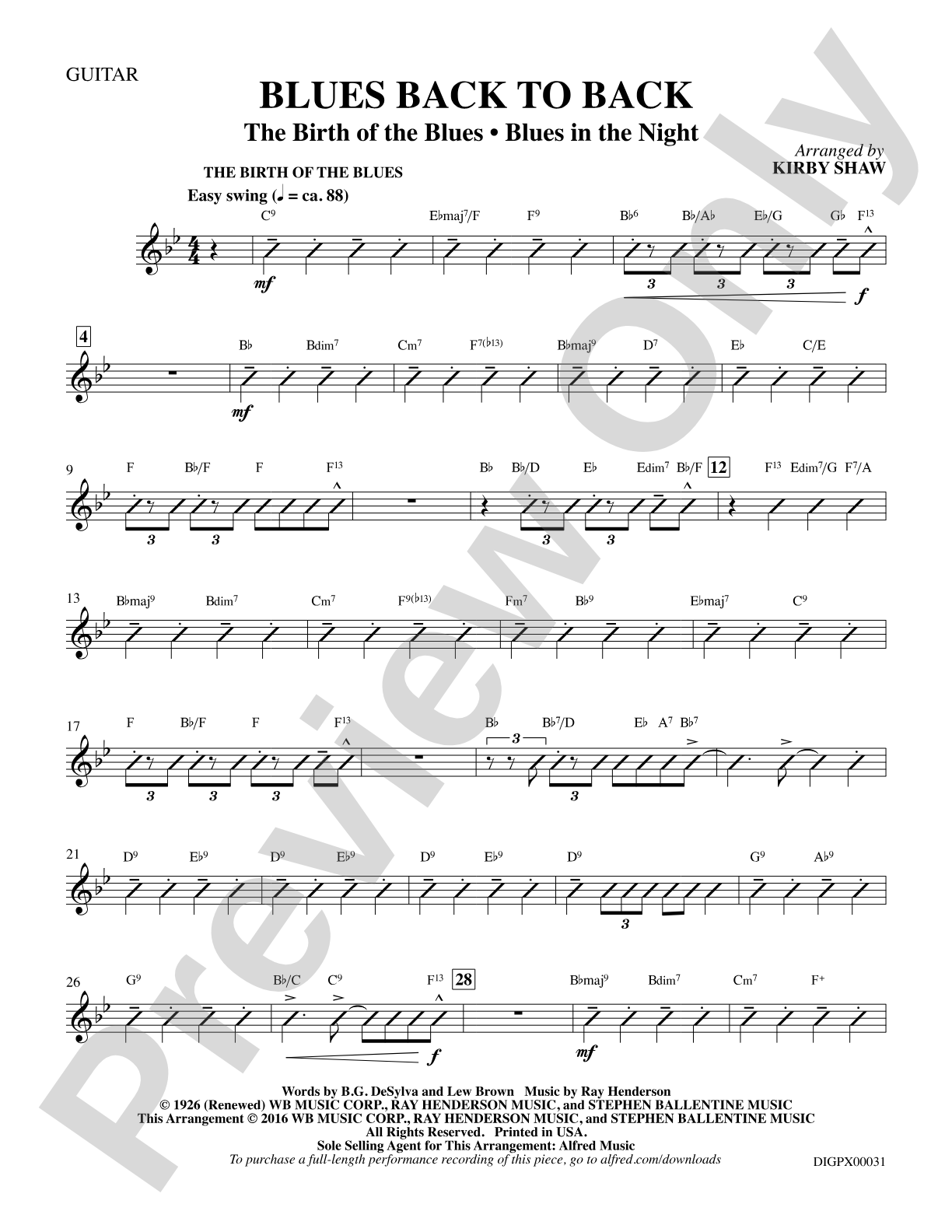 Blues Back to Back: Guitar