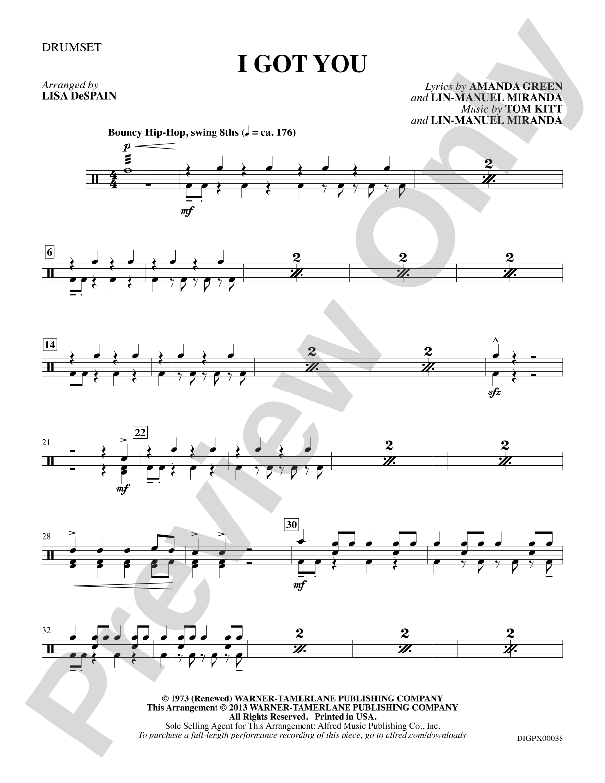 I Got You: Drums