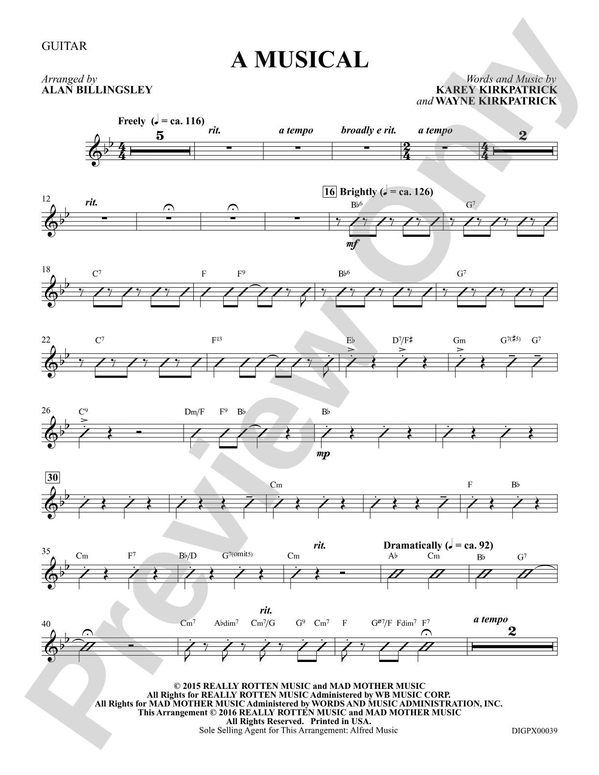 A Musical (from the musical Something Rotten!): Guitar