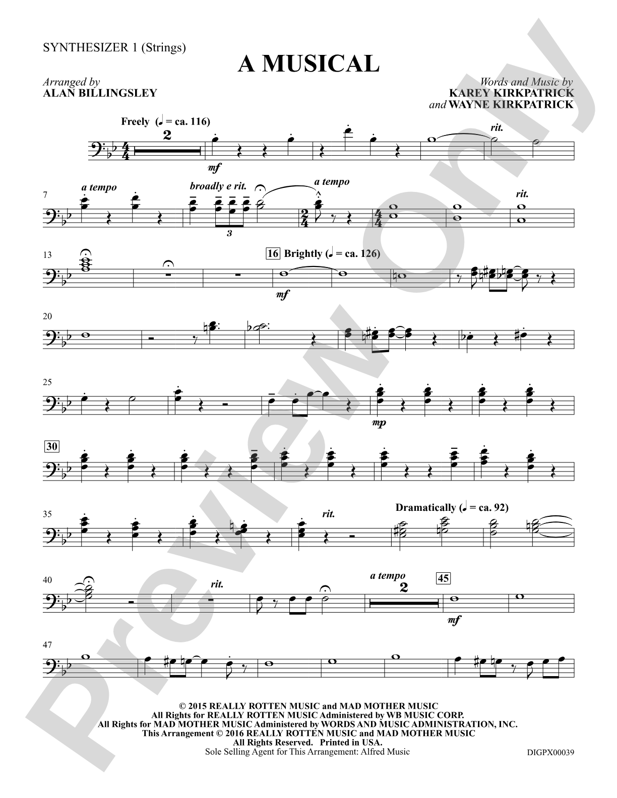 A Musical (from the musical Something Rotten!): 1st Synthesizer